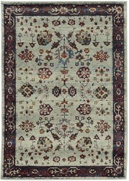 Oriental Weavers Andorra 6842D Stone and Red